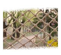 Filet en corde de jute pour plantes grimpantes - 4 x 4 m décoratif à suspendre au mur pour café, bar, salon, librairie, utilisation intérieure et extérieure - Support de plantes respectueux de
