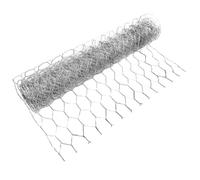 Filet Hexagonal Galvanisé Argenté, Grillage pour Poulailler et Jardin | Fer Galvanisé, Résistant aux Intempéries, pour Plates-bandes Surélevées, Chèvres, Éleveurs, Usage Extérieur