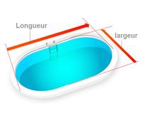 Filet Hiver piscine hors sol Ovale