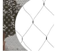 vidaXL Filet lumineux LED 4x4 m blanc froid – 544 LED IP44 8 effets câble 5 m (intérieur/extérieur)
