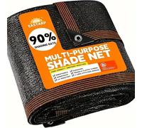 Filet multi-ombrage Eaststararp, Protection UV à 90%, polyéthylène haute densité, voile pare-soleil rectangulaire noir pour Patio, Pergol, 1 pièce 78.74x196.85inch