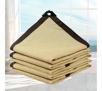 Filet Ombrage Couleur Sable Voile d'ombrage Serre Voile d' ombrage Amenagement Jardin Extérieur Filets de Balcon Filet de Protection Contre Le Vent,beige-4x4m