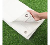 Filet pare-soleil en HDPE blanc, anti-uv, auvent extérieur, couverture de plantes succulentes pour jardin de fleurs, Gazebo d'été, balcon, terrasse, filets d'ombrage 4PIN-White Net