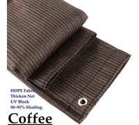Filet pare-soleil, protection UV 95%, design adaptable, café, 3mx3m