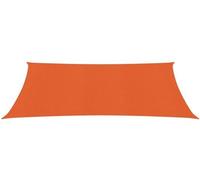 Filet pare-soleil XL Orange 3,5 x 5 m HDPE 160 g/m² Protection UV à 90 % Imperméable et résistant au vent Pare-soleil rectangulaire