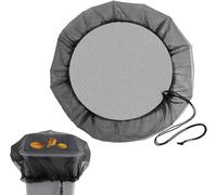 Filet pour citerne de pluie, avec élastique, couverture réglable de qualité supérieure, résistant aux intempéries, protection contre les moustiques et les feuilles, protection contre les insectes (1