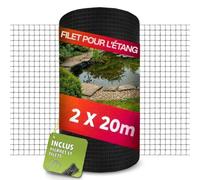 Filet pour étang à Mailles Fines 2 x 20 m, Filet de Protection Contre Les Oiseaux, Filet Anti-Oiseaux, résistant aux UV