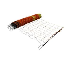 Filet Pour Volaille Électrique 50M Rouleau Clôture & Poteaux Conductif Filets Mailles Hauteur de 120 cm 11 Fils 120 cm Hauteur de 1,2 M 14 Piquets Double Pointe [Kit de Réparation & 10 Piquets INCLUS]