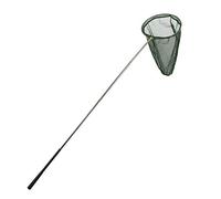 Filet professionnel à insectes et papillons avec anneau de 35,6 cm, profondeur de filet de 66 cm, poignée télescopique de 150 cm, extensible jusqu'à 185,4 cm de long, verrouillable en acier inoxydable