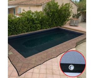 Filet Protection Piscine WERKA PRO 8x14m 100g/m² Anti-UV Polyéthylène Œillets