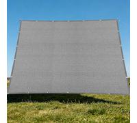 Filet Protection Solaire 1.2 x 2.4 m Respirant Filet Anti Chaleur Extérieur avec Œillets pour La Couverture Végétale Serre Pergola Jardin Abri D'Auto Pet House Lawn Patio, Gris Clair