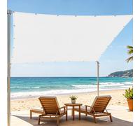 Filet Protection Solaire 1.6 x 2.7 m Anti UV Voiles d'ombrage Résistant Résistant pour Serre, Terrasse, Plantes, Poulailler, Coupe, Blanc