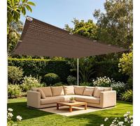 Filet Protection Solaire 2.4 x 9 m Respirant Filet Ombrage Plusieurs Tailles pour La Couverture Végétale Serre Pergola Jardin Abri D'Auto Pet House Lawn Patio, Brun