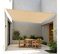 Filet Protection Solaire 2.9 x 4 m Anti UV Voiles d'ombrage Résistant Résistant pour La Couverture Végétale Serre Pergola Jardin Abri D'Auto Pet House Lawn Patio, Jaune Sable