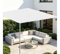Filet Protection Solaire 301 x 301 cm Vent et Perméable à l'eau Renforce Épaissir Voile Ombrage avec Œillets pour Potager, Serre, Balcon, Terrasse, Pergola, Patio, Blanc