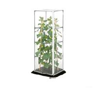 Filet Protection Tomate pour zip 2pcs 45x45x100cm Anti-Oiseaux(Square-S) | Maille ultra-fine, laisse passer pour soleil et pluie, oiseaux et nuisibles, accès par pour zip, de serrage