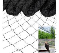 Filet robuste à mailles fines - 15,24 x 15,24 m - Filet de jardin - Filet pour arbres fruitiers - Filet de volaille pour fermes, viticulture et verger - 6 x 6 cm