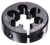 Filet taraudé rond M22 x 0,75, sens gauche, en acier rapide, pour réparation