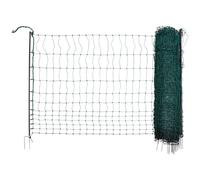 AKO Filet volaille Premium, 122 cm, non électriﬁable 50 m, piquets haut de gamme à double pointe