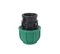 Filetage 1/2-1" vers connecteur droit/coude/té de 20-32 mm for tube PVC/PE | Connecteur rapide de tuyau d'eau d'irrigation agricole(Female-Straight,1l2 inch - 20mm)