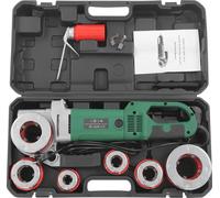 Filetage électrique pour tubes - Kit de filetage portable - 6 têtes de coupe 1,27–5,08 cm - Ø tube 20,9–59,6 mm - CE