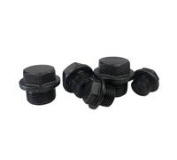 Filetage métrique/impérial tête hexagonale bride embout bouchon raccord de tuyau vis à huile(M8x1mm(30pcs))