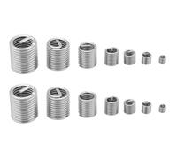 Filets Rapportés Type Helicoil M3 M4 M5 M6 M8 M10 M12 Assortiment d'Inserts de Réparation de Fil Métallique en Acie