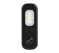 FILFEEL Alarme de sécurité Personnelle pour Femmes, Sirène d'urgence 130dB avec Lampe de Poche LED, Porte-clés de sécurité pour Protection Extérieure (Flash Bleu Rouge (Noir))