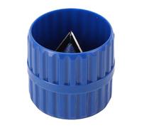 FILFEEL Alésoir de Tuyau Métallique Outil d'ébavurage de Chanfrein de Tube Extérieur Intérieur pour Tuyaux en Cuivre Aluminium PVC PPR de 3/16 à -/2 Pouces - Lames en Acier allié trempé, Rotation
