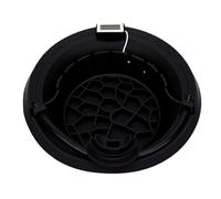 FILFEEL Bol Facial à Glace Pliable avec Tube Respiratoire Thermomètre Compartiment Filtre, pour Réduction Gonflement Facial Raffermissement Peau Maison Voyage (BLACK)