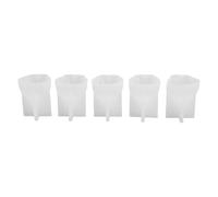 FILFEEL Ensemble de 5 Pièces en Silicone en Forme de Chat 3D - Passe au -ondes et au Congélateur - Gâteau au Chocolat au Lait pour la Cuisson de Desserts - Kit de Chat Réutilisable Antiadhésif, 3,54