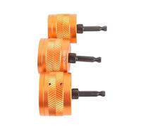 FILFEEL Ensemble de Cure-tuyaux en Cuivre - 3 Pièces /2 Pouces, 3/4 Pouces, 1 Pouce, Brosses pour Tubes Métalliques Alimentées par Perceuse avec Tige Hexagonale de /4 et Poils en Acier Inoxydable