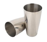 FILFEEL Ensemble Shaker Boston - Kit 2 Pièces 500 Ml + 800 Ml en Acier Inoxydable SUS304 de qualité Supérieure, Passe au Lave-vaisselle, Finition Brillante, Idéal pour les Barmans et les Mixologues