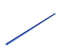 FILFEEL Fente en T Universelle à Double Section en Alliage d'aluminium pour établi de Routeur de Scie à Table - 2 Pièces 800 Mm Bleu avec Trous et Vis Pré-percés