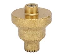 FILFEEL Foret à Chanfrein étagé avec Filetage M10 - Alésoir Conique Multicouche 20 Mm 35 Mm 50 pour Carrelage Marbre Quartzite - Foret Pagode brasé pour Meuleuse d'angle et Perceuse à Main