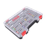 FILFEEL Jeu d'Embouts à Douille en Acier allié avec 3 Tiges d'extension et 8 Embouts de Tournevis - Impact Hexagonal de 8 Mm Compatible pour Perceuses sans Fil, Installation 'armoires, Réparation
