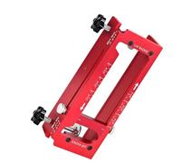 FILFEEL Kit de Gabarit de Routeur de Charnière de Porte en Alliage d'aluminium - Gabarit à Mortaise pour Charnières de 2,5 Pouces à 5 Pouces, Types de Rayon et de Coin de 4 et 5/8, Comprend un