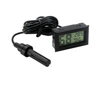 FILFEEL Mini thermomètre hygromètre électronique numérique pour l'intérieur et l'extérieur avec sonde adaptée pour l'entretien des installations