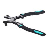 FILFEEL Pince Multifonctionnelle avec Tête de Marteau Arrache-clou et Encoches pour Dénuder les Fils - Pince d'électricien en Acier pour Menuiserie de Plomberie électrique - Poignée Ergonomique