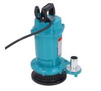 FILFEEL Pompe Submersible 450 W - Débit de ³/h, Tête de 10 M, Sortie 1 Pouce, Moteur -cuivre, Boîtier en Alliage d'aluminium, Cordon d'alimentation de 7 M pour le Drainage du Sous-sol, (Prise UE