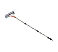 FILFEEL Râteau à Foin avec Manche Ergonomique Détachable, 16 Dents