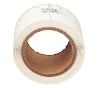 FILFEEL Règle de Pochoirs à Sourcils Adhésive Transparente, Autocollants de Carte de Microblading avec Ligne D'échelle Claire pour le Maquillage, Conception de Forme de Sourcil, 50 Pièces