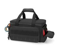 FILFEEL Sac à Outils de Service 14 Pouces - Mallette de Rangement Rigide en EVA pour Outils électriques avec Pochette Zippée, Poches en Filet et Bandes élastiques pour Coupeuses, Meuleuses,