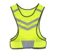Filfeel Safety Vest Gilet de sécurité réfléchissant haute visibilité réglable pour les sports de plein air vélo course