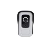 FILFEEL Sonnette Vidéo Intelligente sans Fil, Caméra de Détection de Mouvement Grand Angle de 130 Degrés avec Capteur PIR, Conversation Bidirectionnelle, Nocturne, pour la sécurité de