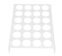FILFEEL Support de Capsules de café Plat en Acrylique Transparent à 24 Emplacements pour Dosettes de café, pour Cuisine, Bureau, Hôtel - Support de Rangement Peu Encombrant pour Comptoir et Tiroir