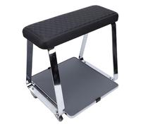 FILFEEL Tabouret de Pédicure Chariot de Pédicure Repose-pieds de Manucure avec Plateau intégré Roulettes Pivotantes pour Salon Spa Maison Salle de Bain