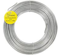 Filiac Fil de Tension galvanisé n°16 - Longueur 100 m - Diamètre 2,7 mm - Argenté