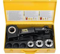 Filiere electrique Rems Amigo E avec tetes de coupe DN15-DN25