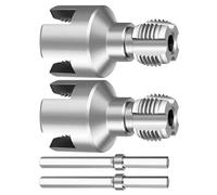 Filière pour Tuyaux PVC 1/2 et 3/4 Pouces, Filetage Double | Têtes Intégrées pour Filetages Intérieur et Extérieur, Adaptée aux Raccords Courants, Bricolage, Plomberie Style Aléatoire